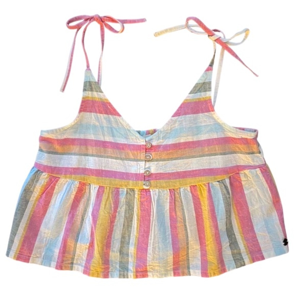 Roxy Open Eyes Striped Tank Top - Picture 2 of 6